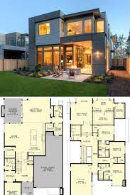 Two Story 4 Bedroom Sunoria Contemporary Style Home Floor Plan Best Modern House Design Modern Exterior House Designs Modern House Facades