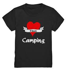 Das leben findet draussen statt. I Love Camping Kids Seedshirt