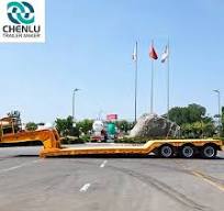 2/3/4/5 Axles 60t 80tons Low Loader Low Bed Trailer Heavy Duty Gooseneck  Lowboy Lowbed Truck Semi Trailer