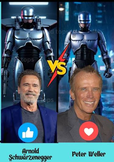 Arnold Schwarzenegger brings imposing physicality, iconic presence, and a  powerful, larger-than-life screen authority. Peter Weller delivers  controlled precision, subtle emotion, and a restrained performance grounded  in calm intensity. #80s #robocop