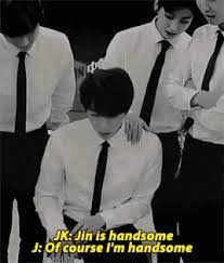 Jin World Wide Handsome Gif Jin Worldwidehandsome Funny Discover Share Gifs Bts Funny Moments Seokjin Bts Bts Funny