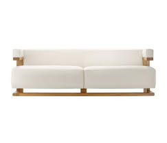 Bauhaus select sofa features striated grey upholstery with cozy back & seat cushions. F51 3 Gropius Sofa 3 Seats Architonic Sofa Bauhaus Furniture Walter Gropius
