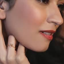 Discover Exquisite Trigon Diamond Ring for her, priced under 20K