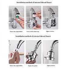 Has your kitchen faucet sprung a leak and your tape job just isn't cutting it? Movable Kitchen Faucet 360 Rotatable Universal Faucet Filter Nozzle For Replacing Kitchen Splash Proof Kitchen Sink Faucet Aerator Faucet Pressurized Shower And Water Saving Faucet 3 Modes Adjustment Pricepulse