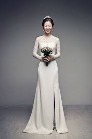 The color, style and ceremonial importance of the gown can depend on the religion and culture of the wedding participants. Korea Pre Wedding Photography In Studio Dosan Park Seoul 2016 Sample May Studio Onethreeonefour Korean Wedding Dress Wedding Dress Long Sleeve Wedding Dresses