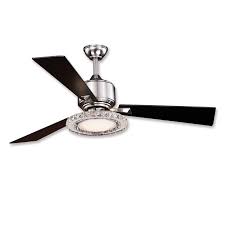 Buy products such as minka aire rudolph f727 ceiling fan at walmart and save. Vaxcel Clara 52 Led Ceiling Fan Brushed Nickel With Crystals