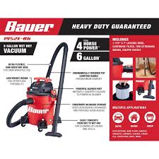 Our app considers products features, online popularity, consumer's reviews, brand reputation, prices, and many more factors, as well as reviews by our experts. Bauer 6 Gallon 4 Horsepower Wet Dry Vacuum Tool Craze