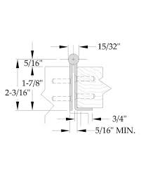 A5515 Stainless Steel Continuous Hinge Full Concealed 12