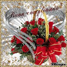 Buon Compleanno Happy Birthday Flower Happy Birthday Wishes Cards Birthday Wishes