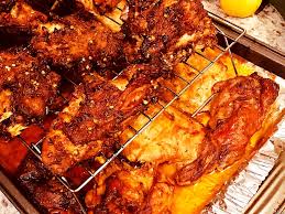 留园网 中式烤火鸡 一鸡两味 6park com food chicken wings chicken
