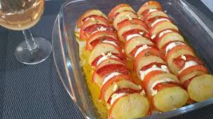 Tian De Pommes De Terre Tomates Chorizo Mozzarella Recettes De Cuisine Recette De Plat Et Pomme De Terre