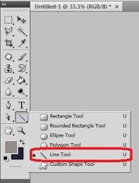 Go to the options at the top and select your blue fill and blue stroke. Line Tool In Photoshop Steps To Use Line Tool With Screenshots