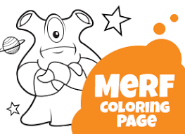 1446 x 2062 jpeg 411 кб. Merf Coloring Page