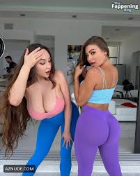 Francia James Sexy Seen with Louisa Khovanski Showing Off Her Big Boobs in  a Sultry Workout Outfit - AZNude
