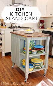 31 Inexpensive Ways To Make The Kitchen Your Happy Place Kitchen Island Cart Diy Kitchen Island Kitchen Design Small