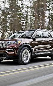 Ford Explorer 2020 American Luxury Suv Front View New Burgundy Explorer Ford Ford Explorer Ford Explorer Sport 2020 Ford Explorer