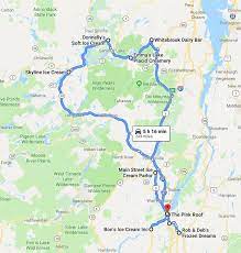 Placid definition, pleasantly calm or peaceful; Ice Cream Trail Lake George To Lake Placid