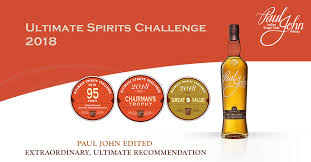Paul John Edited Has Won The Chairman S Trophy At The Ultimate Spirits Challenge 2018 New York Usa With 95 Points Th Whisky Single Malt Single Malt Whisky