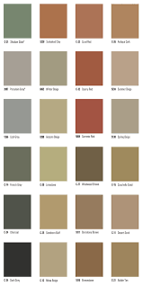 concrete color charts