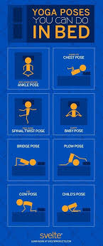 Pin By Amanda Alanis On Health And Fitness Bed Workout Easy Yoga Yoga Poses