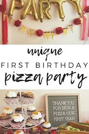 21st Birthday Ideas For Guys From Parents Unique First Birthday Party Idea Pizza Party Twins And Coffee Pnw Mom Blog Pizza Party Birthday 21st Birthday Party Themes First Birthday Themes