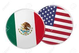 Usa versus mexico flags — stock vector image. News Concept Mexico Flag Button On Usa Flag Button 3d Illustration Stock Photo Picture And Royalty Free Image Image 75339599