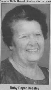 Ruby Roxanne James Raper (1918-2003)
