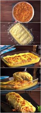 Canelone De Frango Com Creme De Milho Canelone De Frango Gigante Com Muuuito Queijo Delicioso Demais Amo Essa Receita Veja O Passo A Passo Canelone Canelonedefrango Canelone Receitas Frango