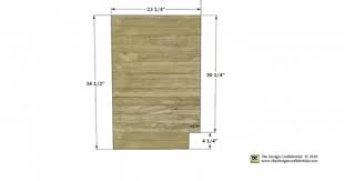 Rustic barn door cabinet project. Free Woodworking Plans To Build An Under Sink Base Cabinet The Design Confidential
