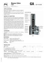 Before you cut any pipes along the waterline you must first assemble the bypass. Bypass Valve Imo Ab Pdf Catalogs Technical Documentation Brochure