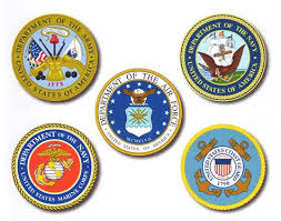 The Five Different Seals For The U S Armed Forces Armed Forces Military Branches Support Our Troops