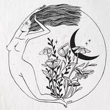 Kallen Mikel Art On Instagram December Moon Sold No Prints Art Ilustration Art Colorful Art