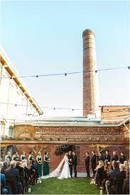 Chelsea Kyle The Cloth Mill At Eno River Wedding Hillsborough Nc Industrial Wedding Inspiration Hillsborough Emerald Green Weddings