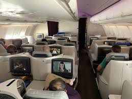 New business class seats on malaysia airlines a330 at boarding, the seats had a had a large pillow and a new set of blankets on them. Review Malaysia Airlines Business Class Airbus A330 300 Von Bali Nach Kuala Lumpur Frankfurtflyer De