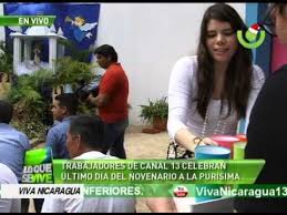 Csatorna viva nicaragua, hd jel az összes nicaragua számára. Viva Nicaragua Canal 13 Celebran El Ultimo Dia Del Novenario A La Purisima Youtube