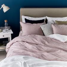 Bergpalm Bettwascheset 2 Teilig Rosa Streifen 155x220 80x80 Cm Ikea Deutschland Green Duvet Covers Green Duvet Duvet Covers