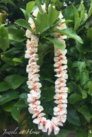 Hawaiian ribbon lei blue and orange ilima 32 inch. Diy Ribbon Leis Jewels At Home