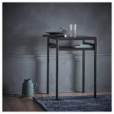 Nyboda Side Table W Reversible Table Top Dark Gray Concrete Effect Black 15 3 4x15 3 4x23 5 8 Ikea Side Table Ikea Coffee Table Ikea Side Table