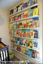 So our children's wall organizers give them a great, highly visible home. Frugal With A Flourish How To Make Floating Book Shelves Floating Books Floating Bookshelves Bookshelves