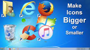 How To Change Windows Desktop Icons Size- Change Icons On Windows - Quick  Tips - Youtube