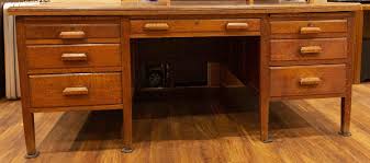 One Sided Partner Desk Solid Oak Collectors Weekly Check out our partners desk selection for the very best in unique or custom, handmade pieces from our desks shops.