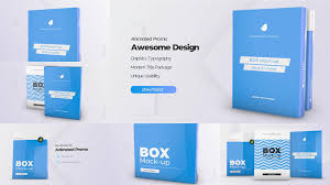 Box Product Pack Mockup Box Software Mock Up Cover Template In 2020 Cover Template Box Software Business Brochure