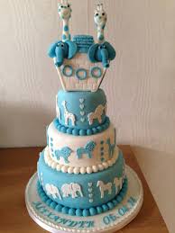 Noah S Arc Christening Cake Cake Christening Cake Desserts