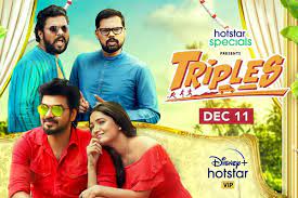 * game of thrones (obviously you don't wanna miss that!) * grey's anatomy * mahabharat (idk why but yeah) * koffee w karan (you get gossips lol) * big bang theory (watchlist) * modern fam. Ott Review Triples Telugu Web Series On Disney Hotstar 123telugu Com