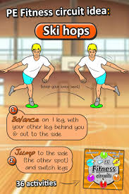 Fitness Circuit Station Cards 36 Pe Activities For Elementary Middle School Elementary Physical Education Health And Physical Education Physical Education Games