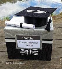 Your graduate will cherish the heartfelt notes left by loved ones inside of this card box for years to come. 100 Best Graduation Card Boxes Ideas In 2021 Graduation Card Boxes Graduation Cards Graduation Party Decor