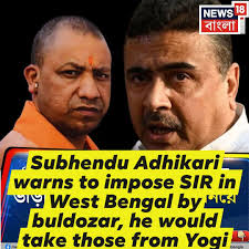 Gorkha Janmukti Morcha leaders Bimal Gurung (along with son Avinash Gurung)  & Roshan Giri meet LoP & BJP MLA Suvendu Adhikari in Kolkata.