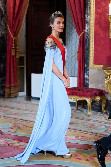 Queen Letizia Choses Her Favorite Floral Tiara for French State Visit
