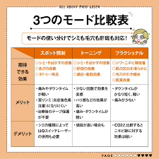 ピコ フラクショナル co2 フラクショナル 違い