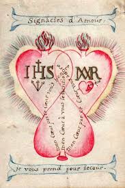 All About Mary Sacred Heart Vintage Holy Cards Heart Of Jesus